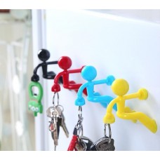 Strong Magnetic Man Key Holder Wall Key Pete Magnetic Sticker Fridge 4 Colors   142756415248